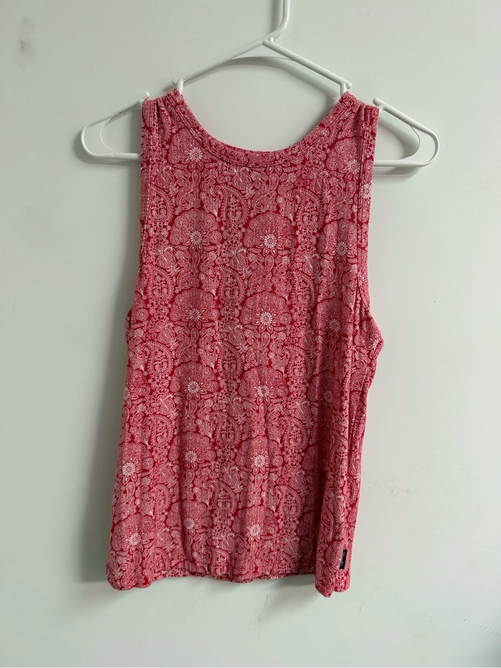 Wrangler Pink Patterned Tank Top